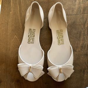 Salvatore Ferragamo Barbados Jelly Flats